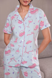 Pink Whisper Pyjama Set