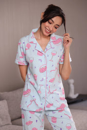 Pink Whisper Pyjama Set