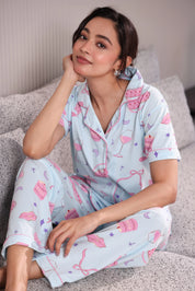 Pink Whisper Pyjama Set
