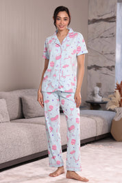 Pink Whisper Pyjama Set
