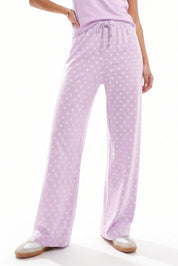 Polka Dot Printed Cotton Pyjama