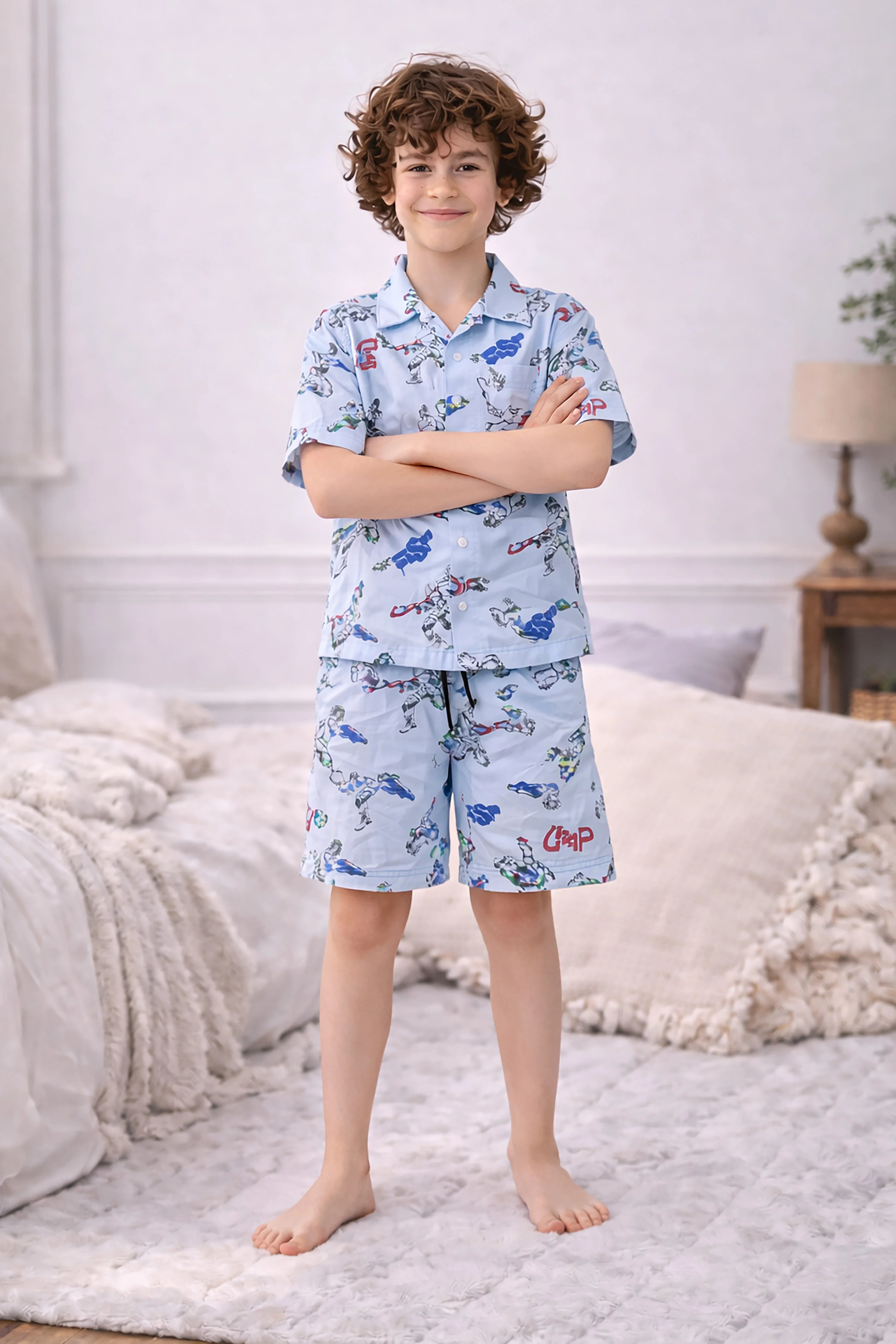 Ranger Kids Shorts Set (Blue)