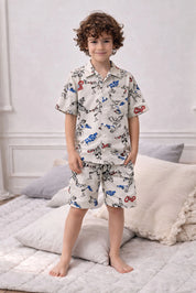 Ranger Kids Shorts Set (Cream)