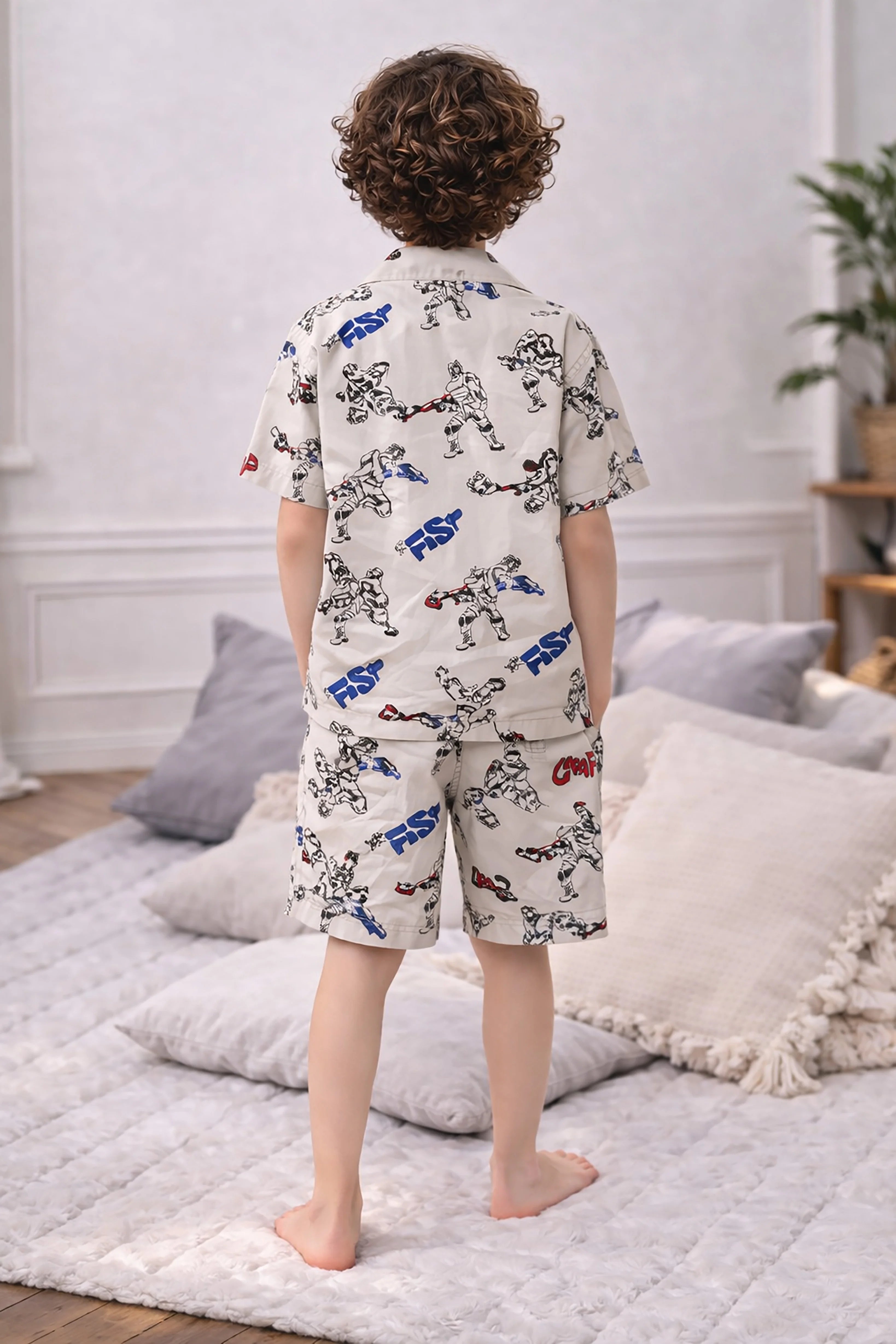 Ranger Kids Shorts Set (Cream)