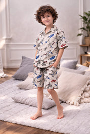 Ranger Kids Shorts Set (Cream)