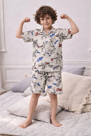 Ranger Kids Shorts Set (Cream)