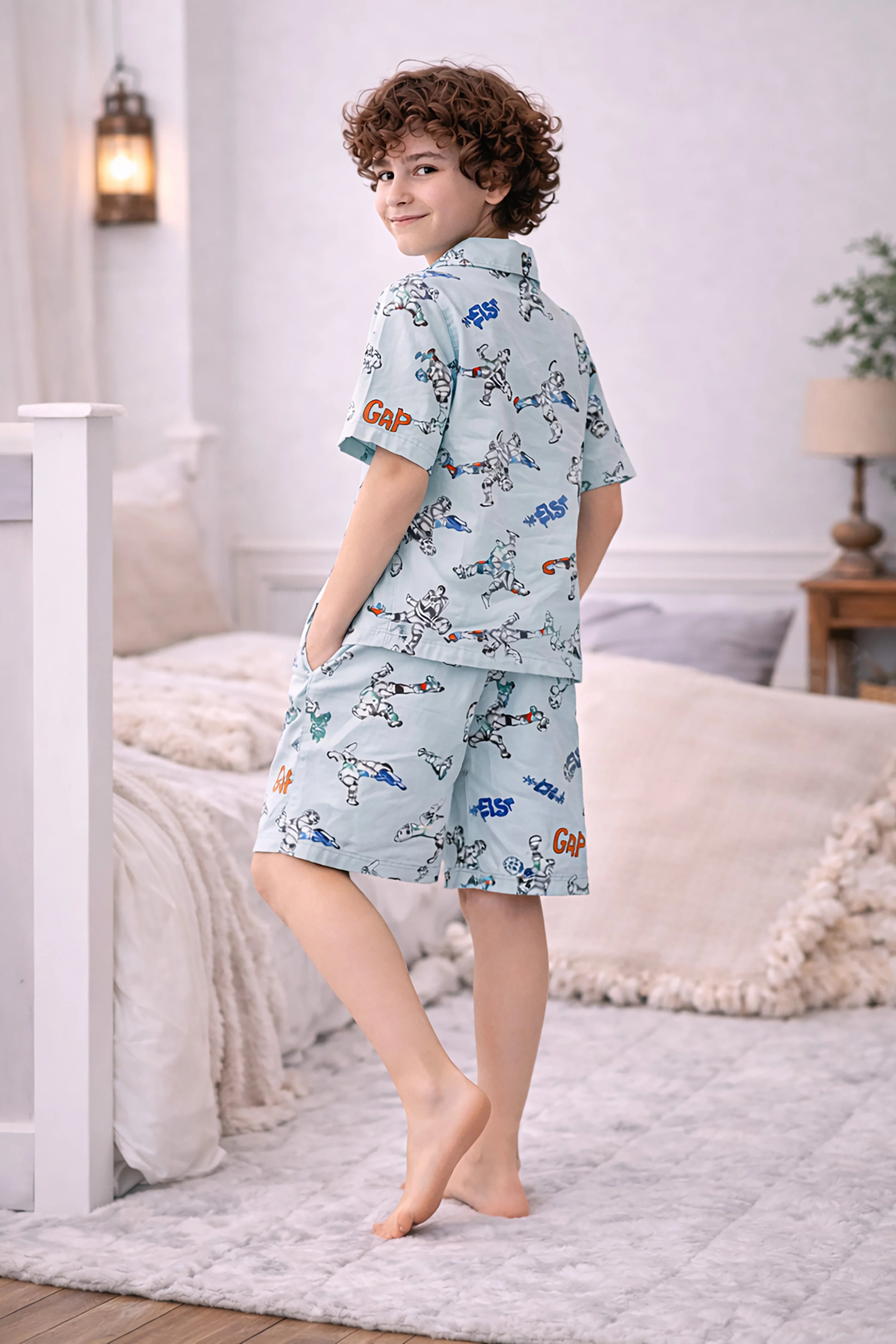 Ranger Kids Shorts Set (Mint)