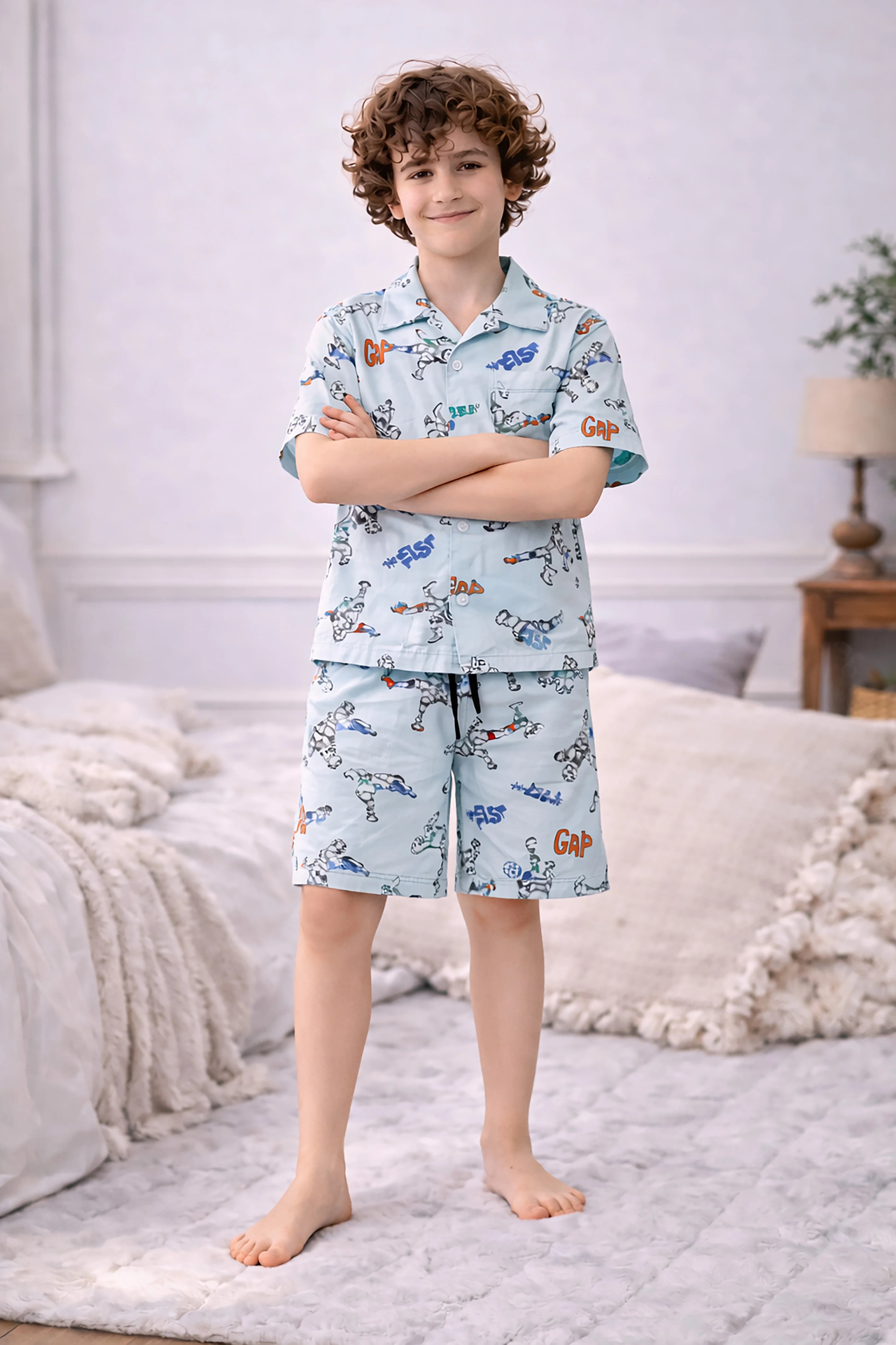 Ranger Kids Shorts Set (Mint)
