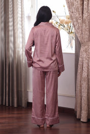 Roselle Flared Satin Pyjama Set