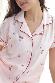 Shrooms Muslin Pyjama Set