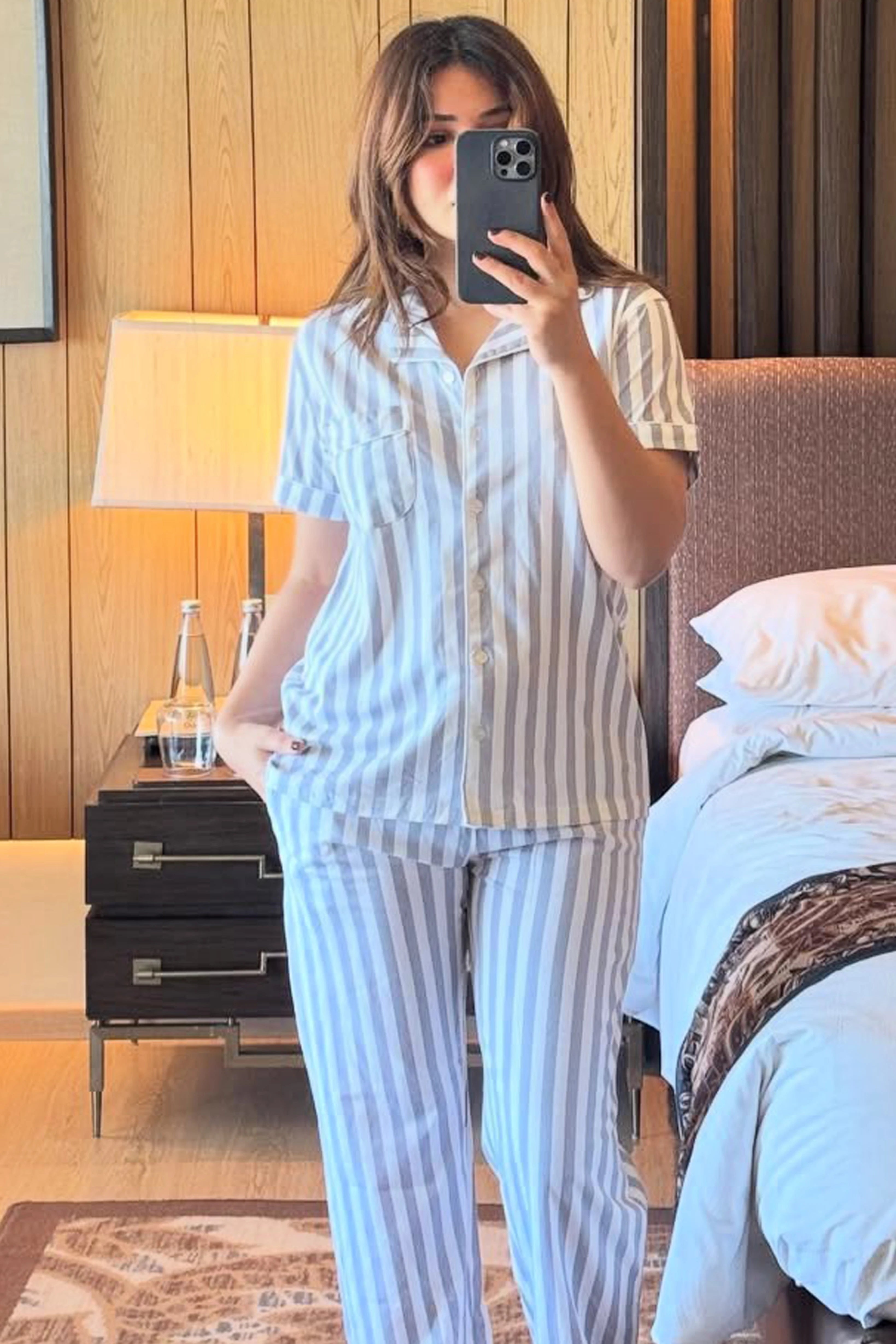 Sky Stripes Pyjama Set