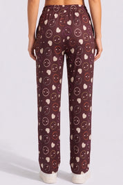 Smile & Hearts Printed Cotton Pyjama