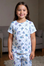 Summer Vibe Kids Unisex Nightwear Blue