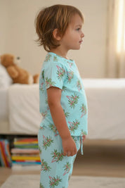 Tropical Kids Unisex Nightwear Green