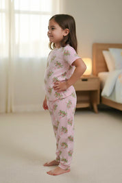 Tropical Kids Unisex Nightwear Pink