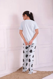 Bows and Hearts T-shirt Pyjama Set - NapStory