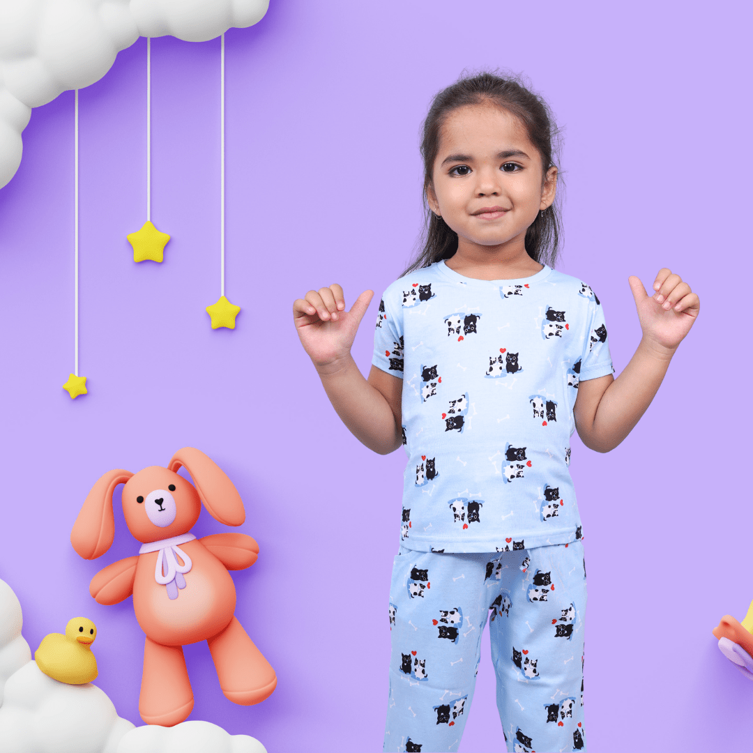 Cat love Kids Unisex Nightwear - NapStory