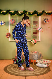 Evil Eye Full Sleeves Pyjama Set - NapStory