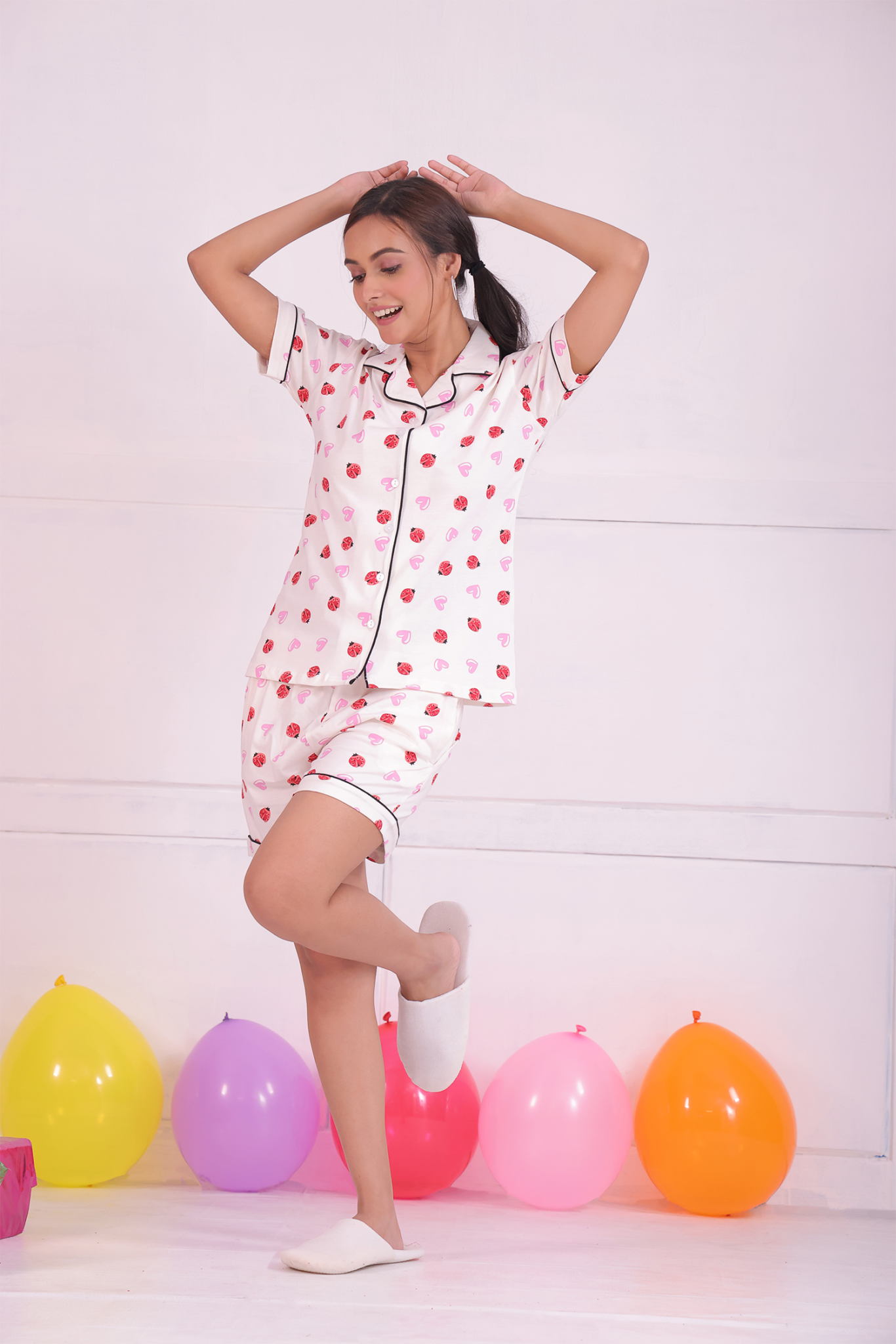 Lovebug Shorts Set - NapStory