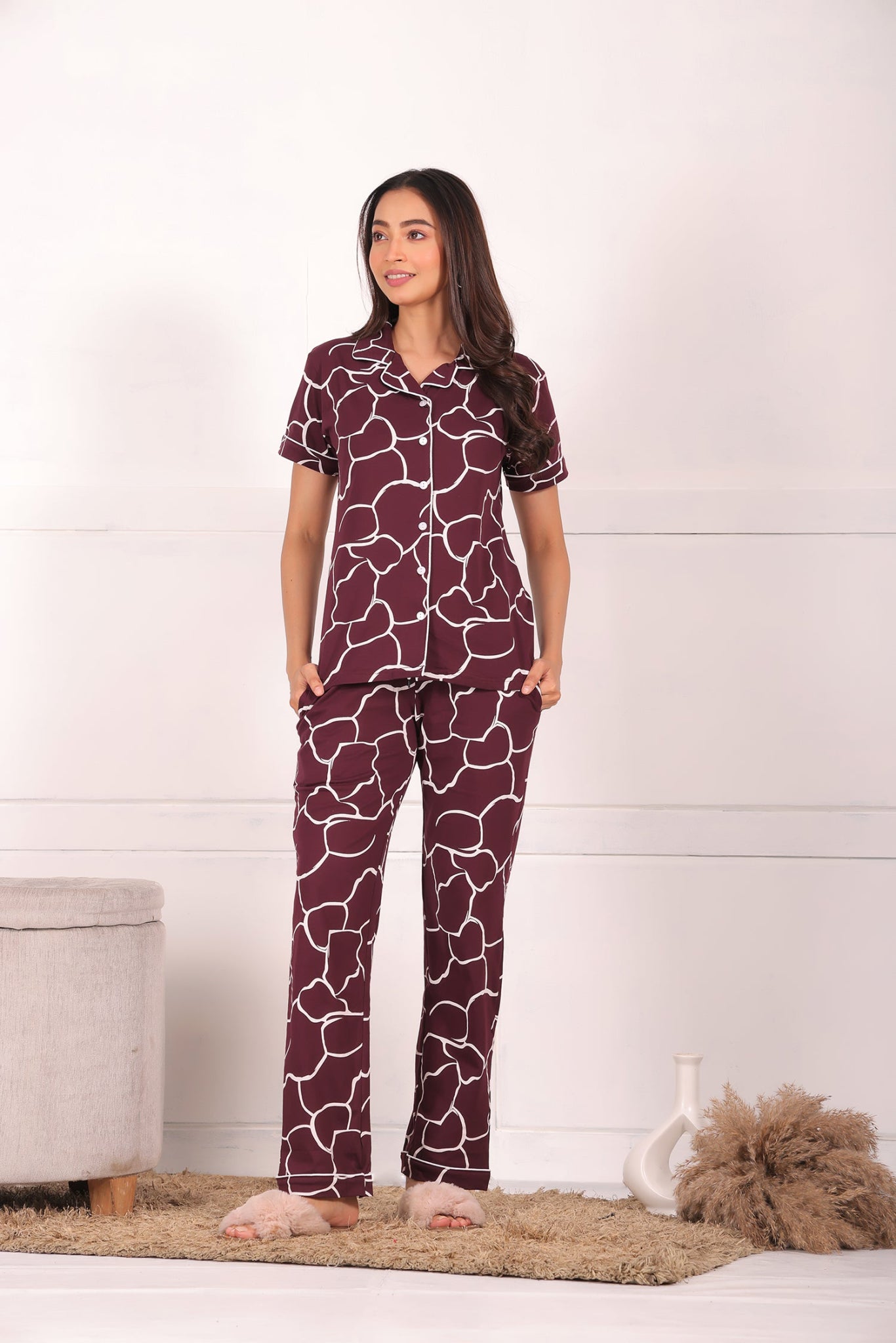 Plum Pyjama Set - NapStory