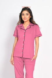 Ruby Solid Pyjama Set - NapStory