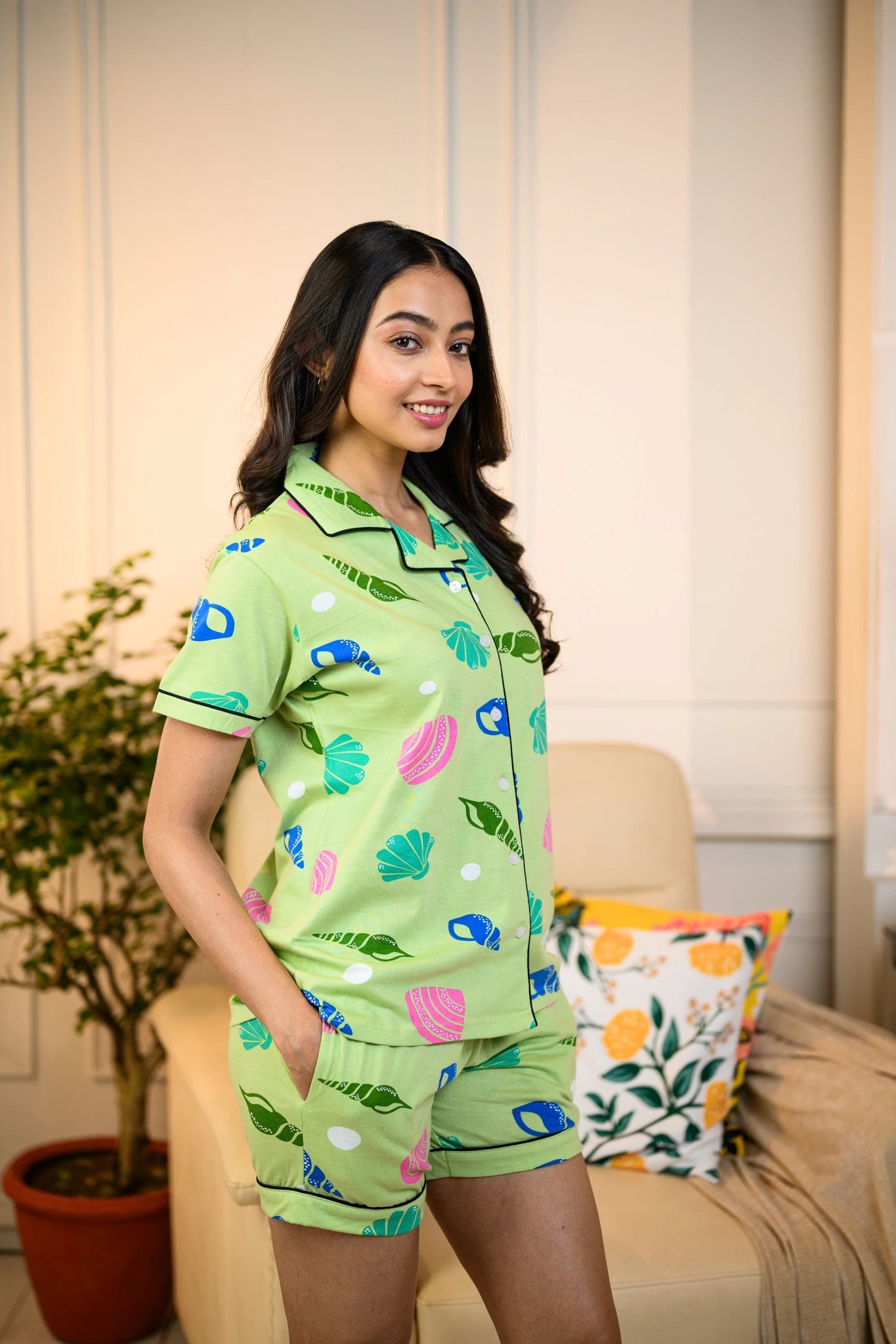 Sea Shell Shorts Set - NapStory